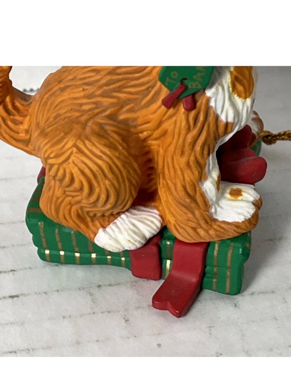 Sesame Street Barkley Dog Christmas Ornament Gift Present Vintage - Picture 3 of 12